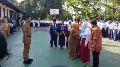 Pj Wali Kota Yogyakarta Singgih Raharjo hadiri pembukaan MPLS SMPN 5 Yogyakarta